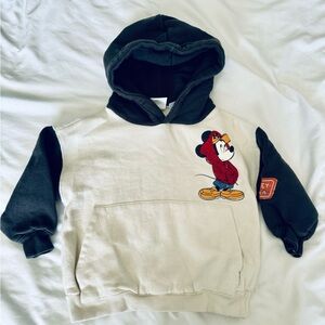 Disney Baby x Zara Mickey Hooded Sweatshirt - 2-3 Y